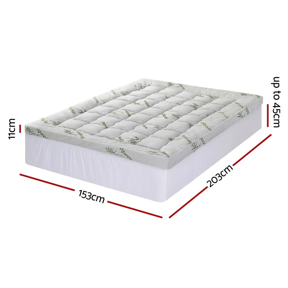 Mattress topper with pillowtop toppers queen mattresses
