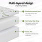 Bamboo 11cm mattress topper with cooling gel layer and cover texture