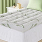 Bamboo 11cm mattress topper with double size foam topper shape