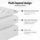 Mattress with topper pillowtop toppers king single