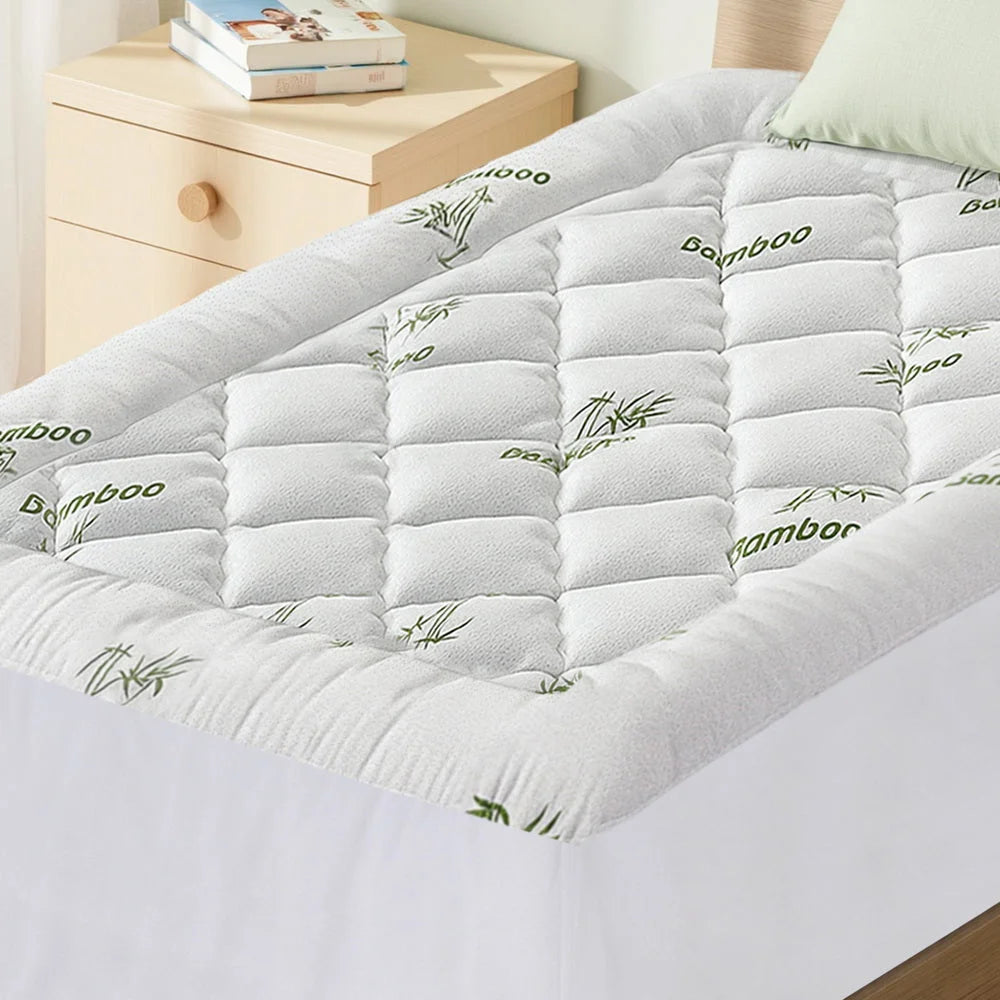 Bamboo 5cm mattress with topper pillowtop toppers king