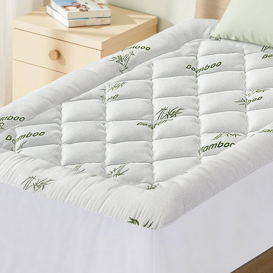 Bamboo 5cm mattress with topper pillowtop toppers king