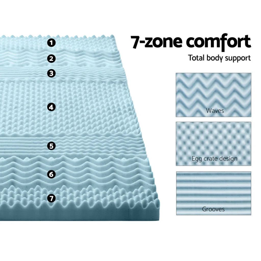 King single memory foam mattress topper