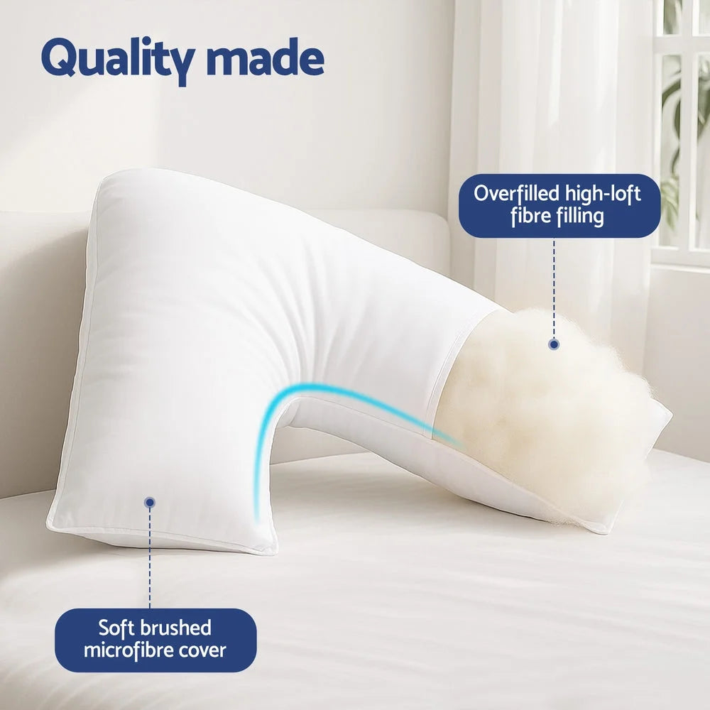 Giselle V Shape Pillow Boomerang Nursing Body Cushion