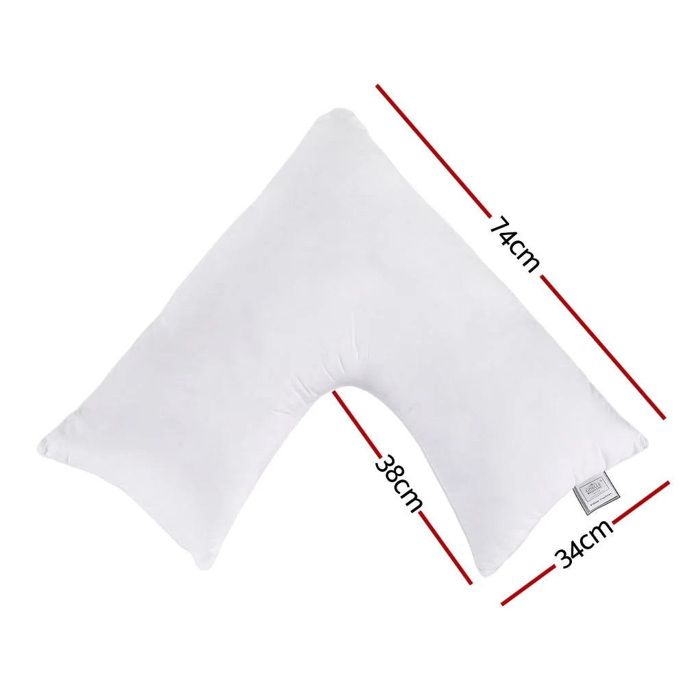Giselle V Shape Pillow Boomerang Nursing Body Cushion