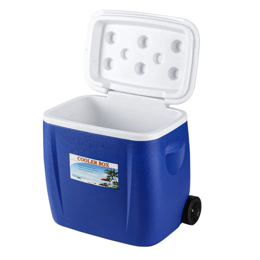 Glacio 38L Portable Ice Cooler Box With Wheels Camping