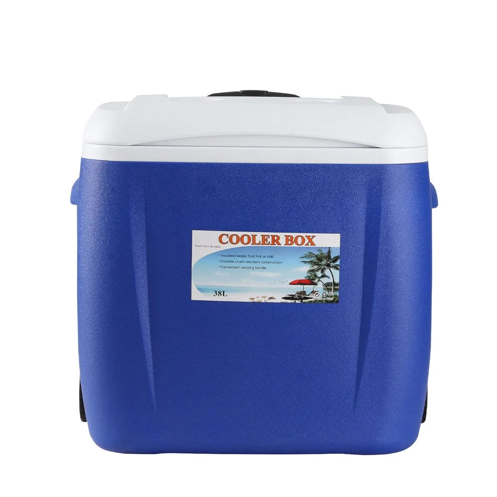 Glacio 38L Portable Ice Cooler Box With Wheels Camping