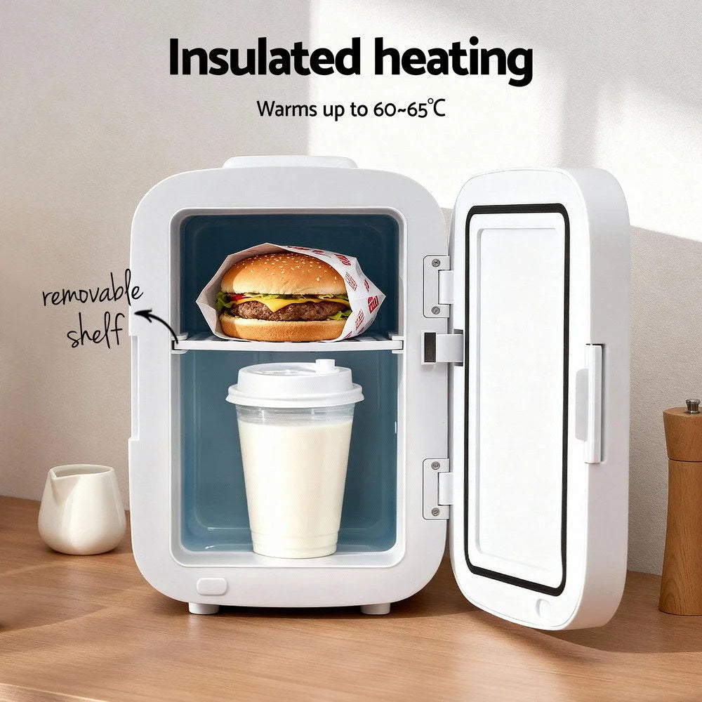 Glacio Mini Fridge Portable 13L White Electric Cooler