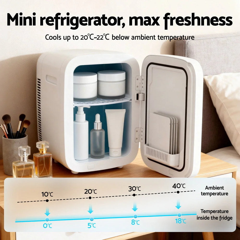 Glacio Mini Fridge Portable 22L White Electric Cooler