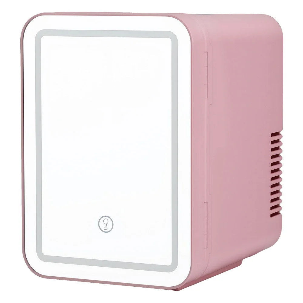 Glacio Mini Fridge Skincare Beauty Cooler Warmer LED Mirror