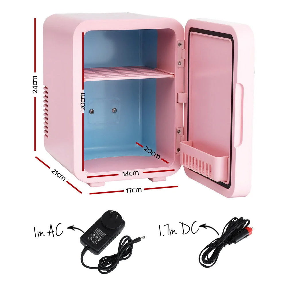 Glacio Mini Fridge Skincare Beauty Cooler Warmer LED Mirror