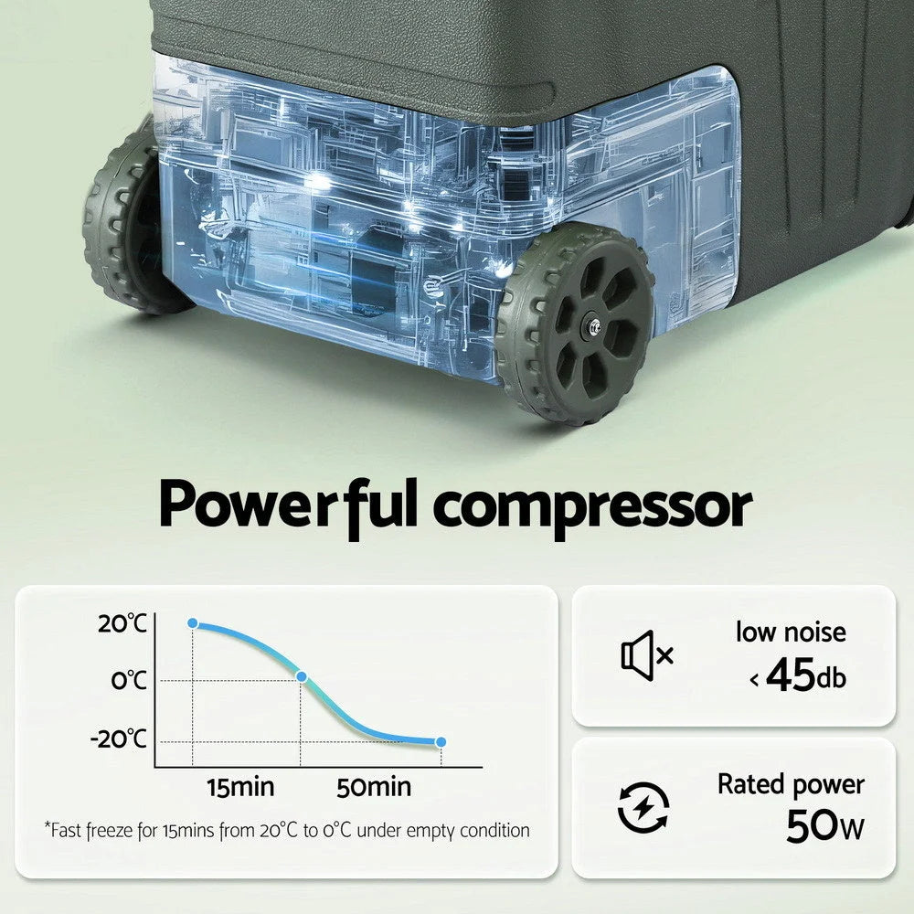 Glacio Portable Fridge 50L Camping Bar Fridges Freezer