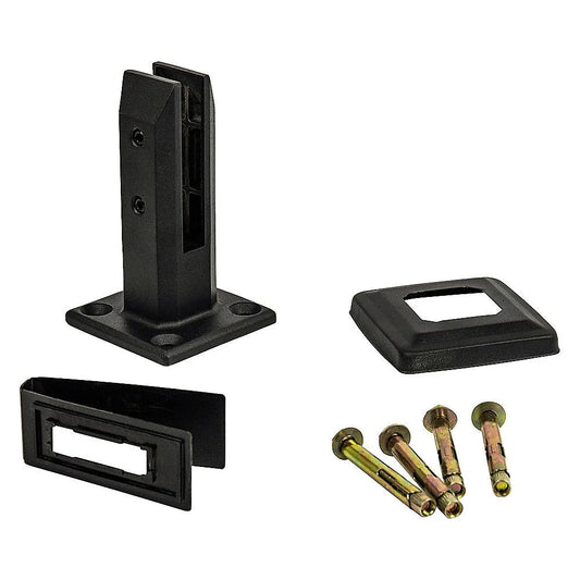 Glass Clamp Balustrade Black 304 Stainless Steel Spigot