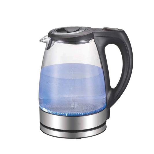 Glass Kettle 1.7L LED Blue Light 360 Automatic Cordless