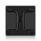 Glass LCD Digital Body Fat Scale Bathroom Electronic Gym Water Weighing - Black - Premium