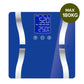 Glass LCD Digital Body Fat Scale Bathroom Electronic Gym Water Weighing - Blue - Premium