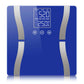Glass LCD Digital Body Fat Scale Bathroom Electronic Gym Water Weighing - Blue - Premium