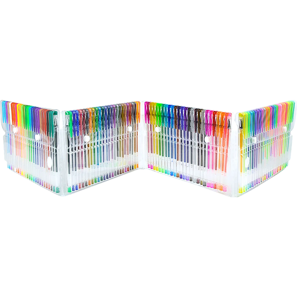 Glitter Gel Pens 100 Pack with 2.5X More Ink - Craft Kids &