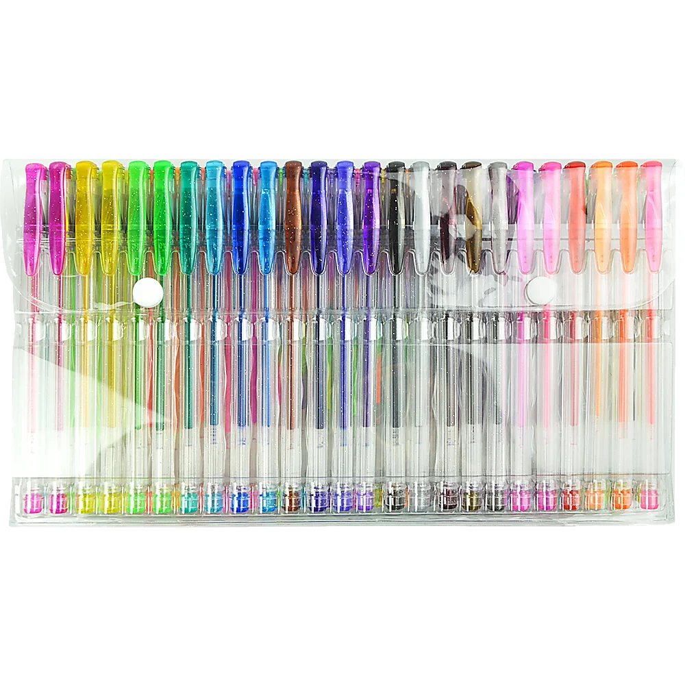 Glitter Gel Pens 100 Pack with 2.5X More Ink - Craft Kids &