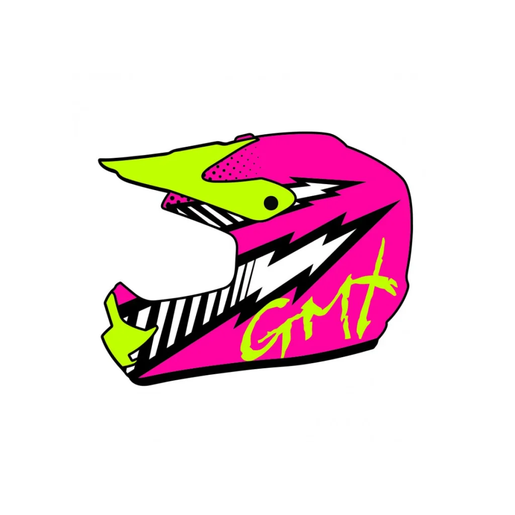 GMX Motocross Junior Helmet - Pink Large - Sports & Fitness