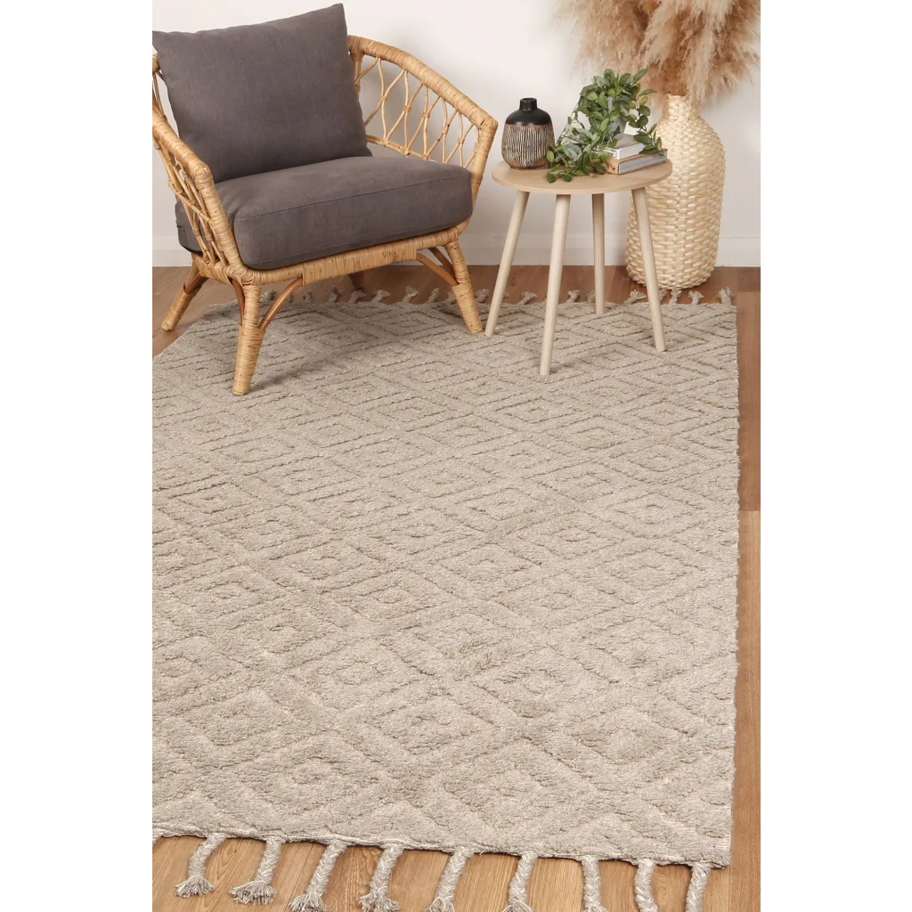 Goa D4 GREY Rug - 240x330 - Home & Garden