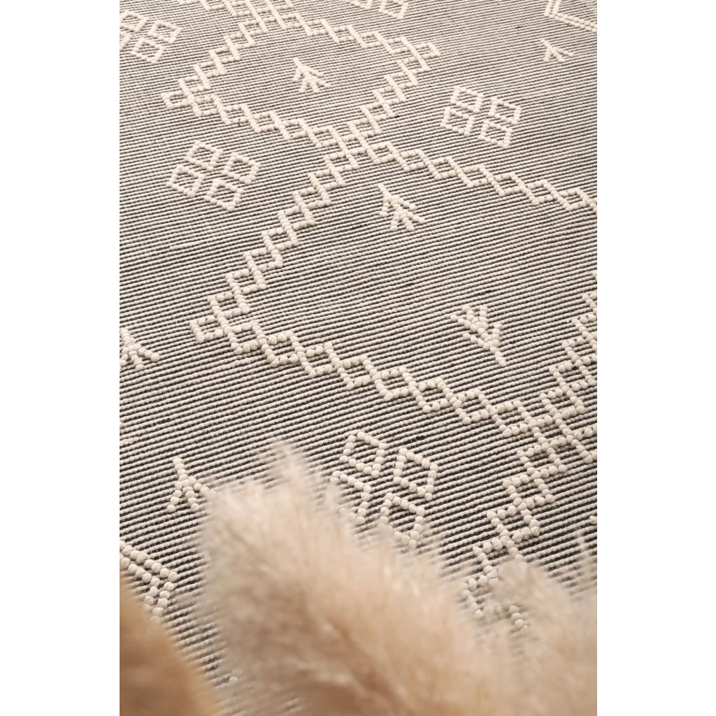 Goa D5 CREAM Rug (No Tassel) - 300x400 - Home & Garden