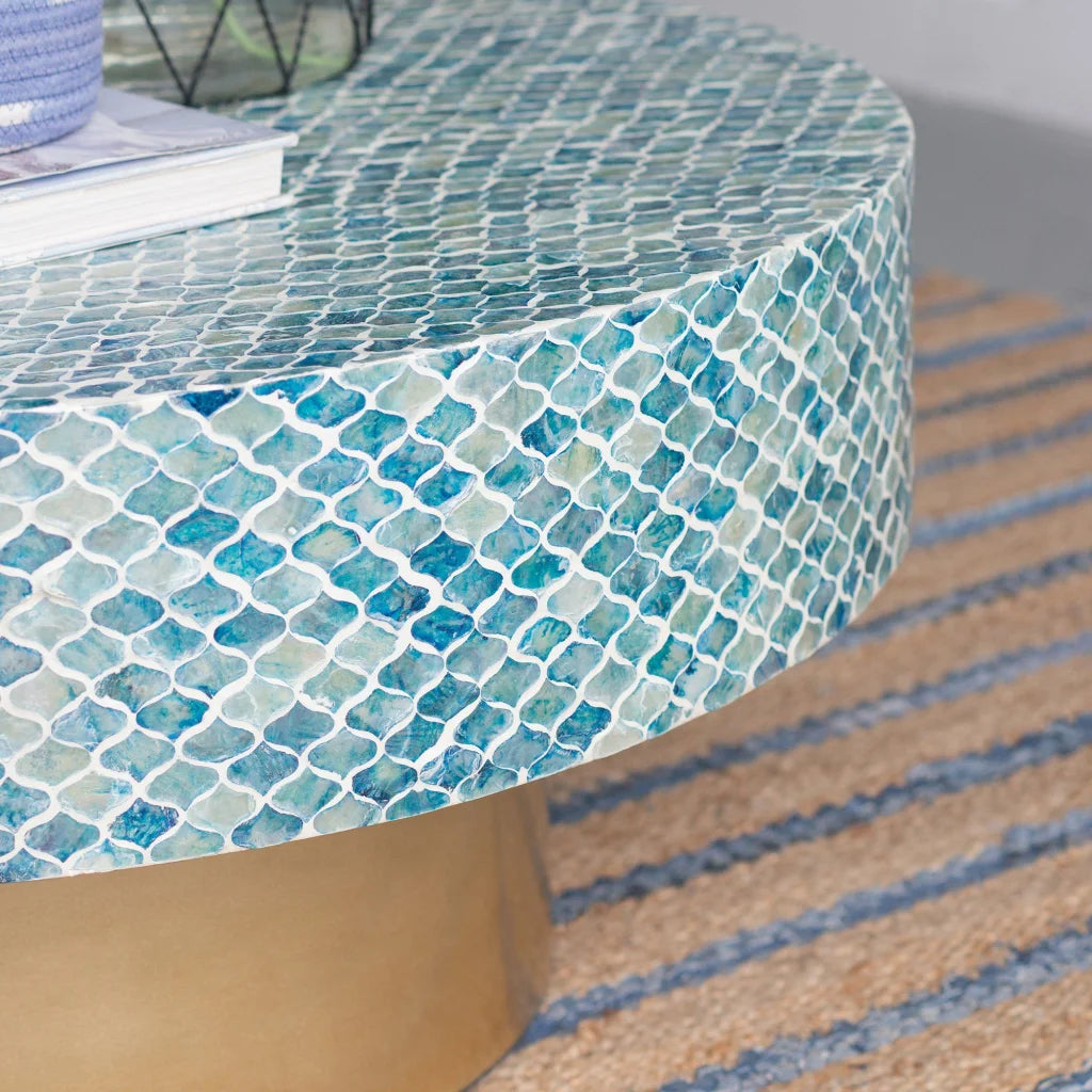 GOA SHELL COFFEE TABLE - Furniture > Living Room > Coffee
