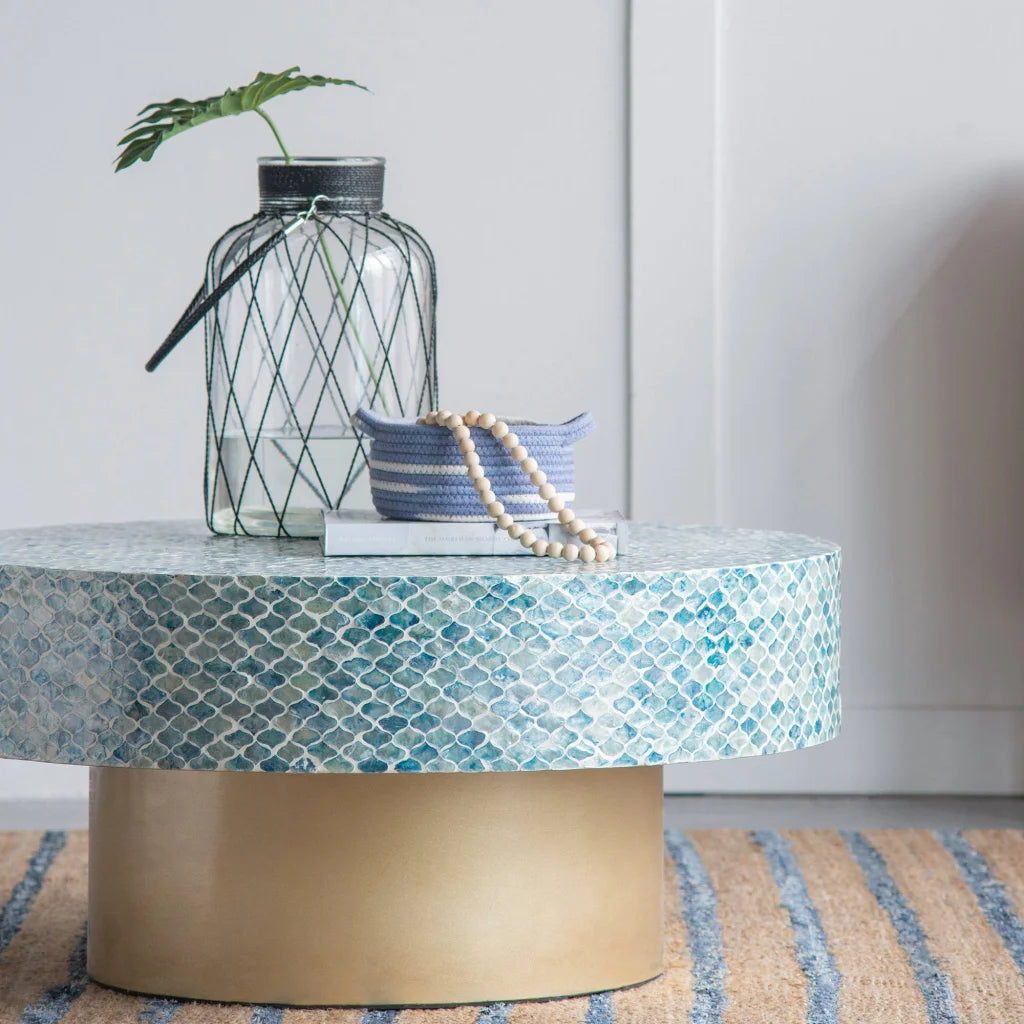 GOA SHELL COFFEE TABLE - Furniture > Living Room > Coffee