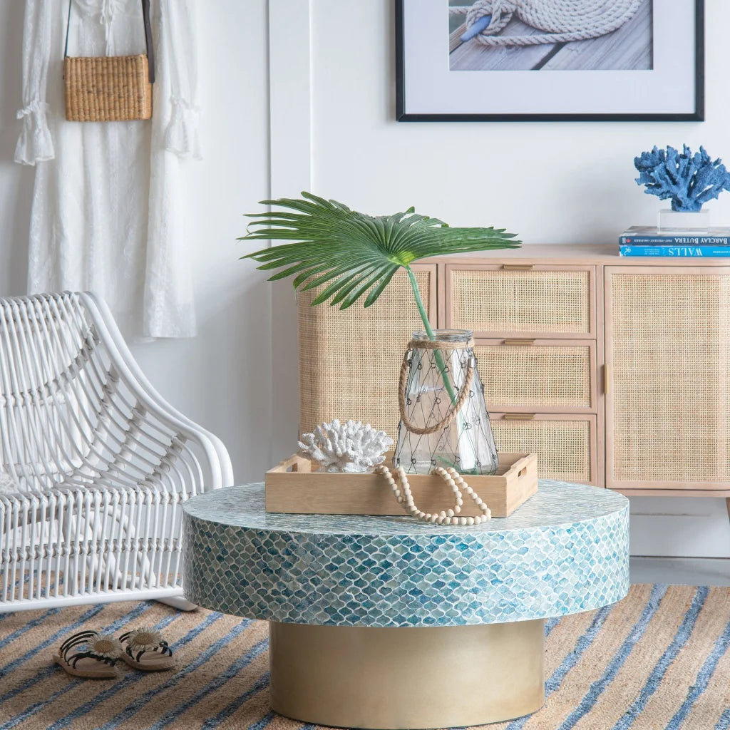 GOA SHELL COFFEE TABLE - Furniture > Living Room > Coffee
