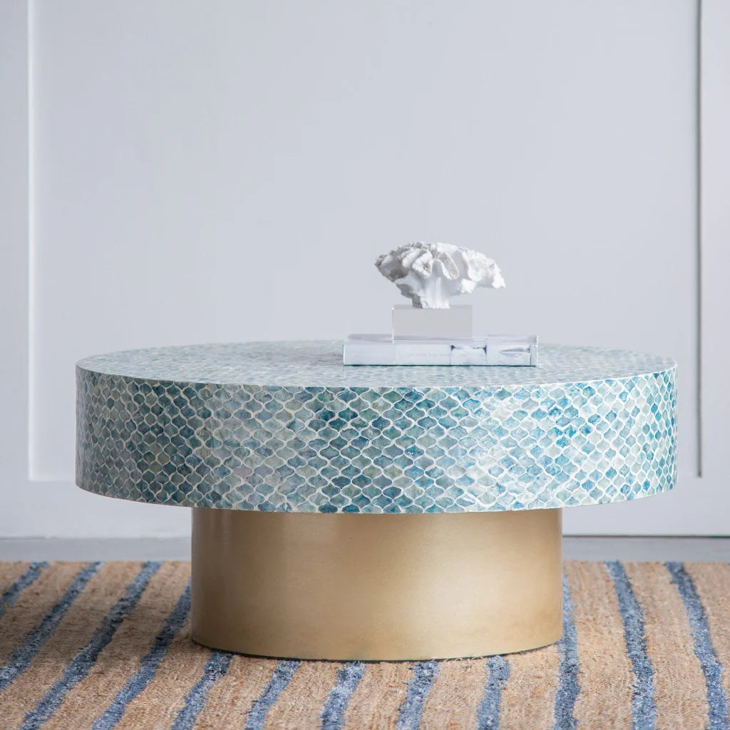 GOA SHELL COFFEE TABLE - Furniture > Living Room > Coffee