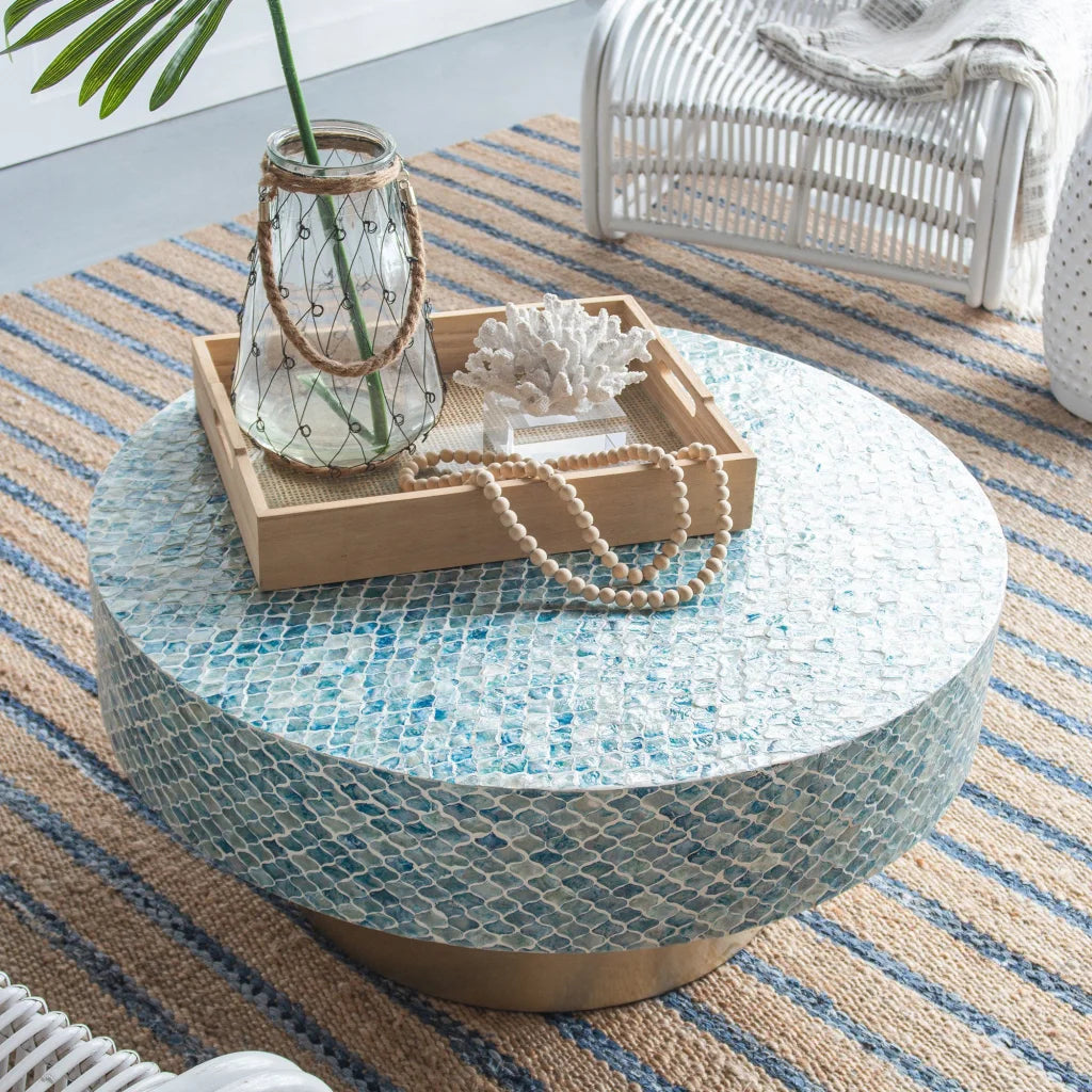 GOA SHELL COFFEE TABLE - Furniture > Living Room > Coffee
