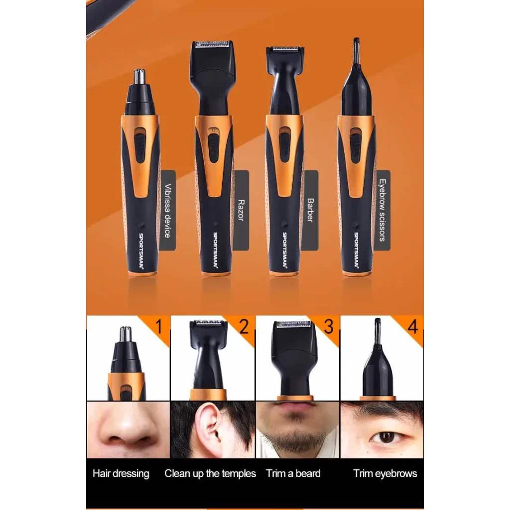 Gold and Black Versatile 4-in-1 USB Rechargeable Men’s