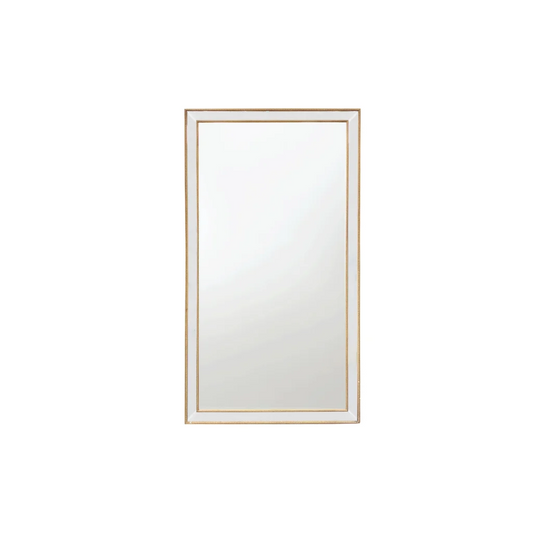 Gold Beaded Framed Mirror - X Large 190cm x 100cm - Home &