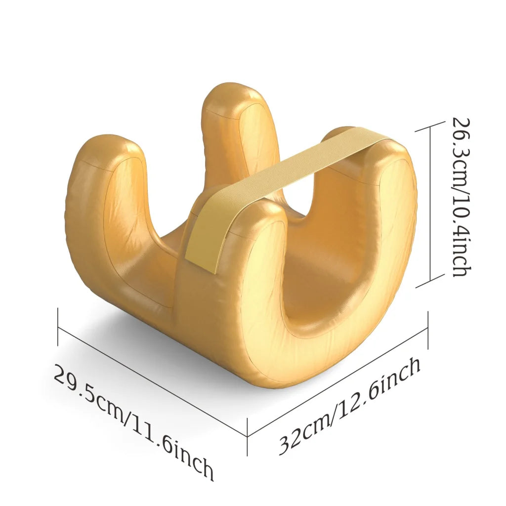 Gold Beauty Sleep Pillow - Contoured Memory Foam Pillow