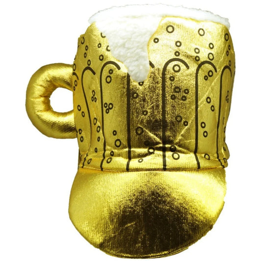 Gold Beer Novelty Hat – Fun Party Costume for Australia Day