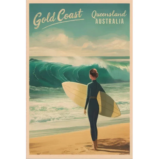 Gold Coast Wall Art 20x30cm - Home & Garden > Wall Art > 3D