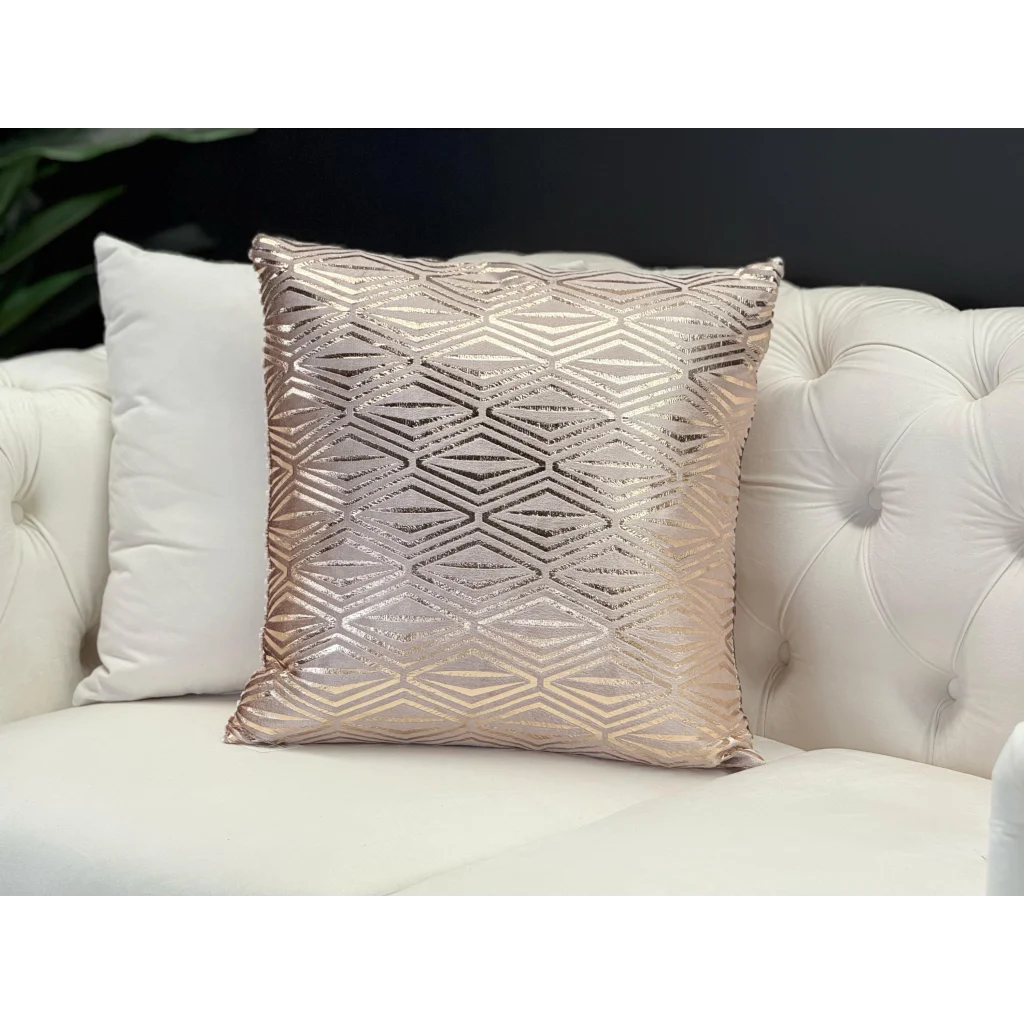 Gold Diamond Designer Cushion - Furniture > Sofas > Sofa