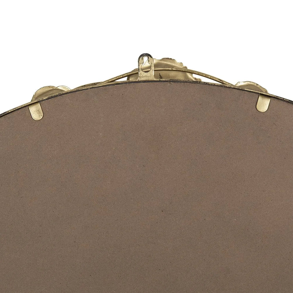 GOLD LEAF DESIGNER WALL MIRROR - Home & Garden > Decor >