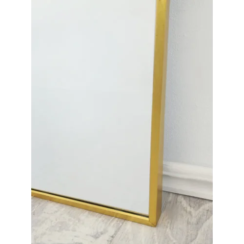 Gold Metal Arch Mirror - Small 80cm x 100cm - Home & Garden