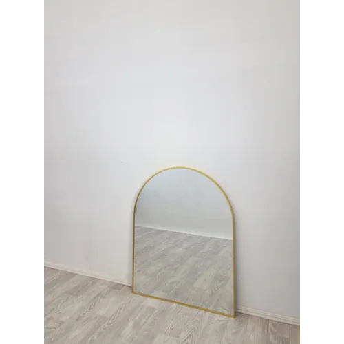 Gold Metal Arch Mirror - Small 80cm x 100cm - Home & Garden