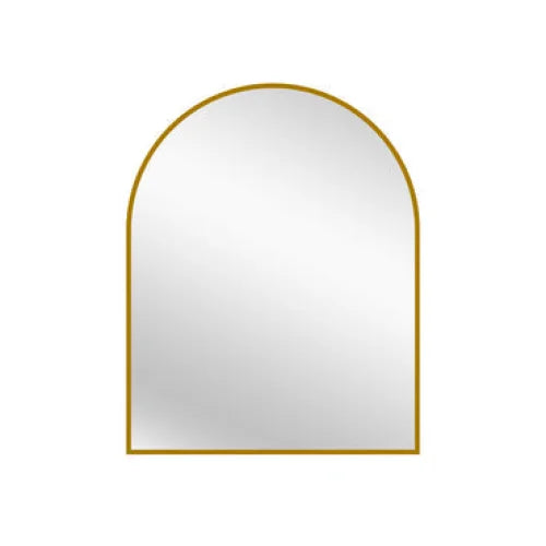 Gold Metal Arch Mirror Small 80cm x 100cm