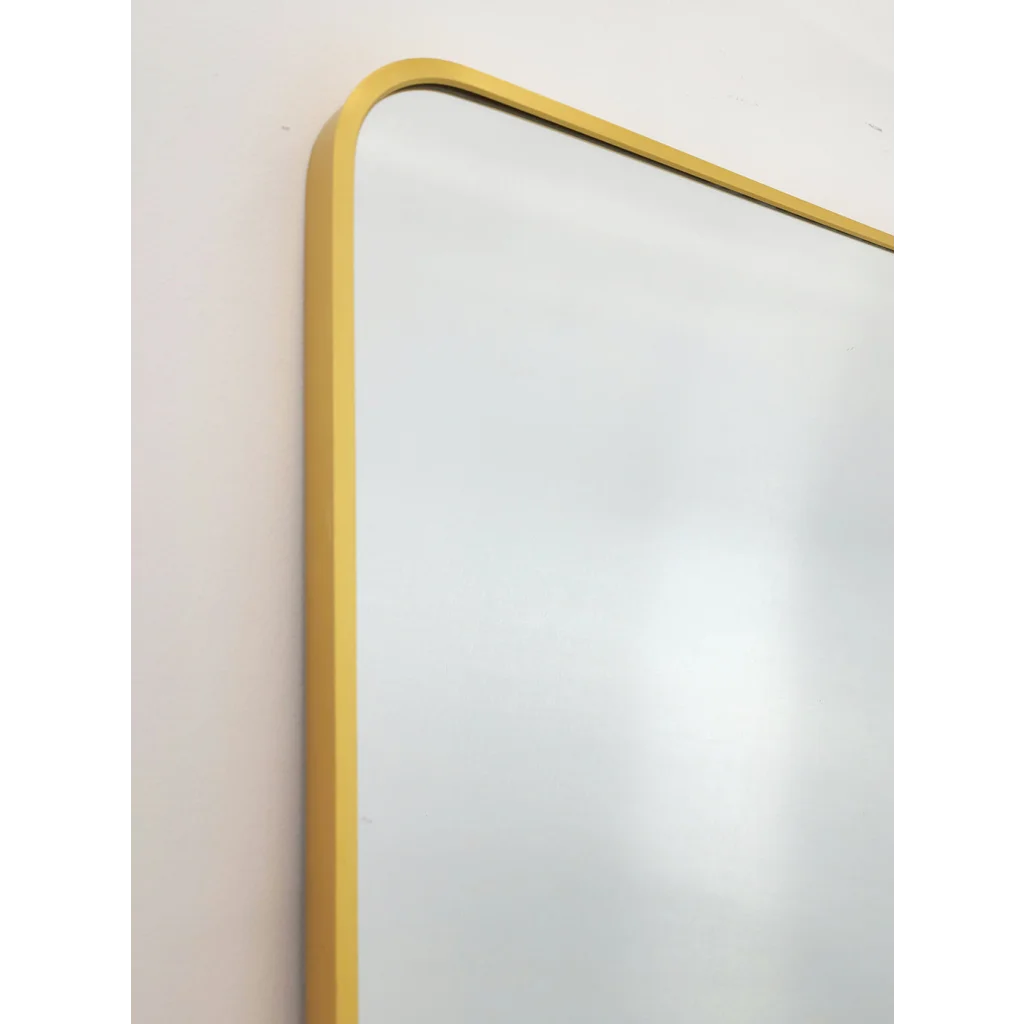 Gold Metal Rectangle Mirror - Medium 80cm x 170cm - Home &