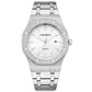 Gold Shell Black Dial Men Stainless Steel Watch with Dual
