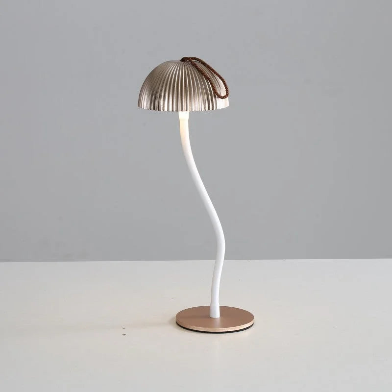 Gold Three-dimensional stripes Sleek Minimalist LED