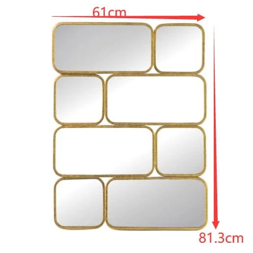 GOLDEN EYE WALL MIRROR - Home & Garden > Decor > Mirrors