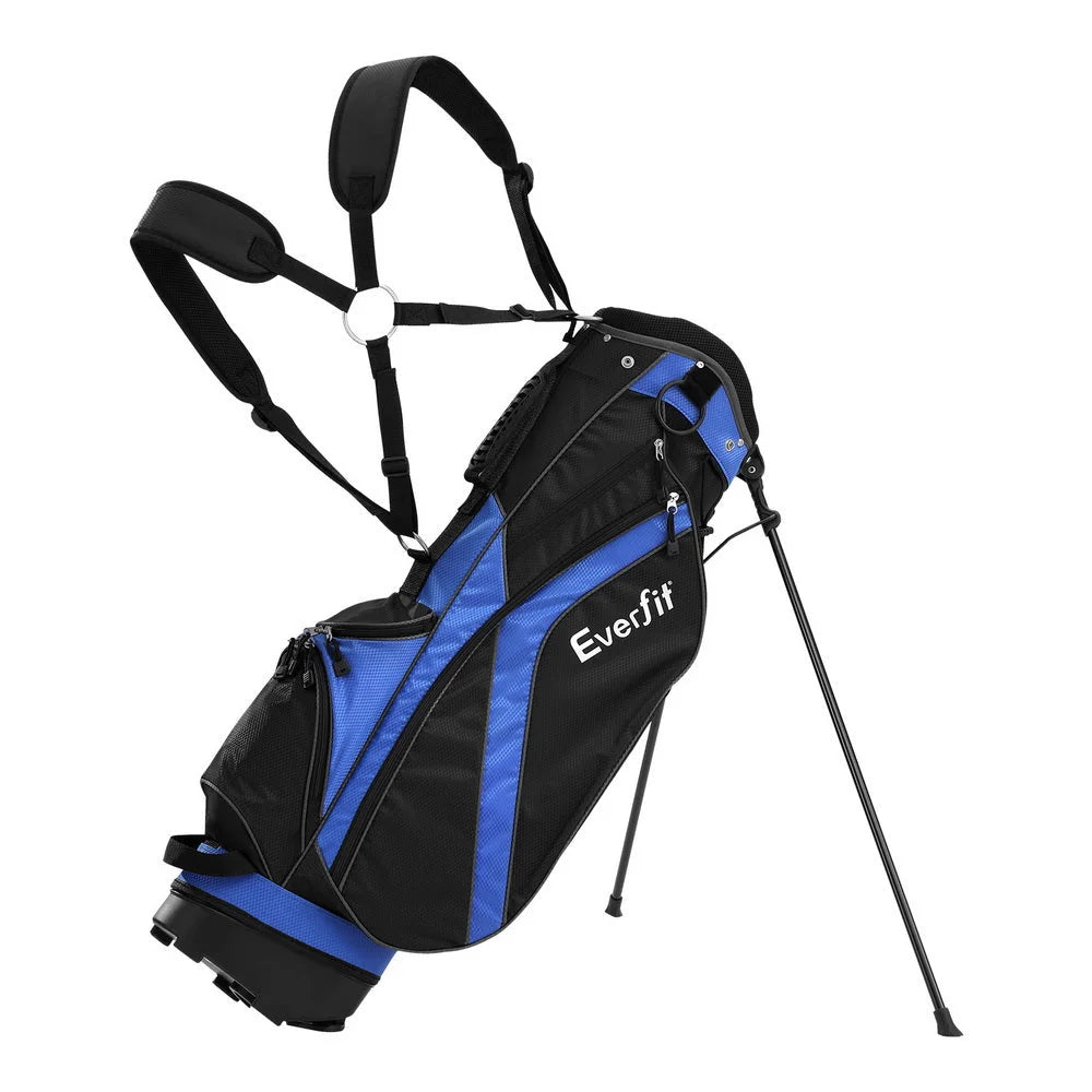Golf Bag Stand 6-Way Dividers with Insulated Carry &
