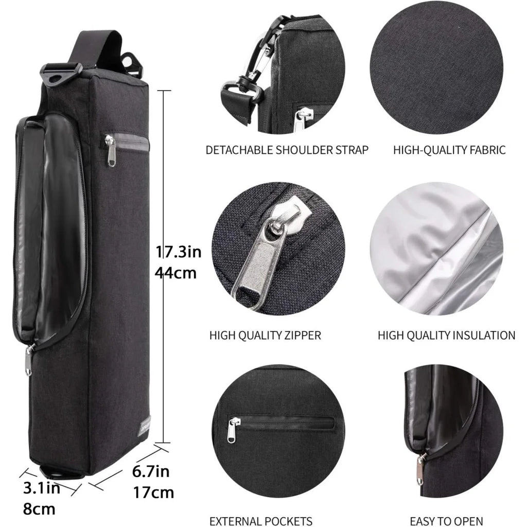 Golf Beer and Soda Insulated Cooler Bag with Shoulder Strap