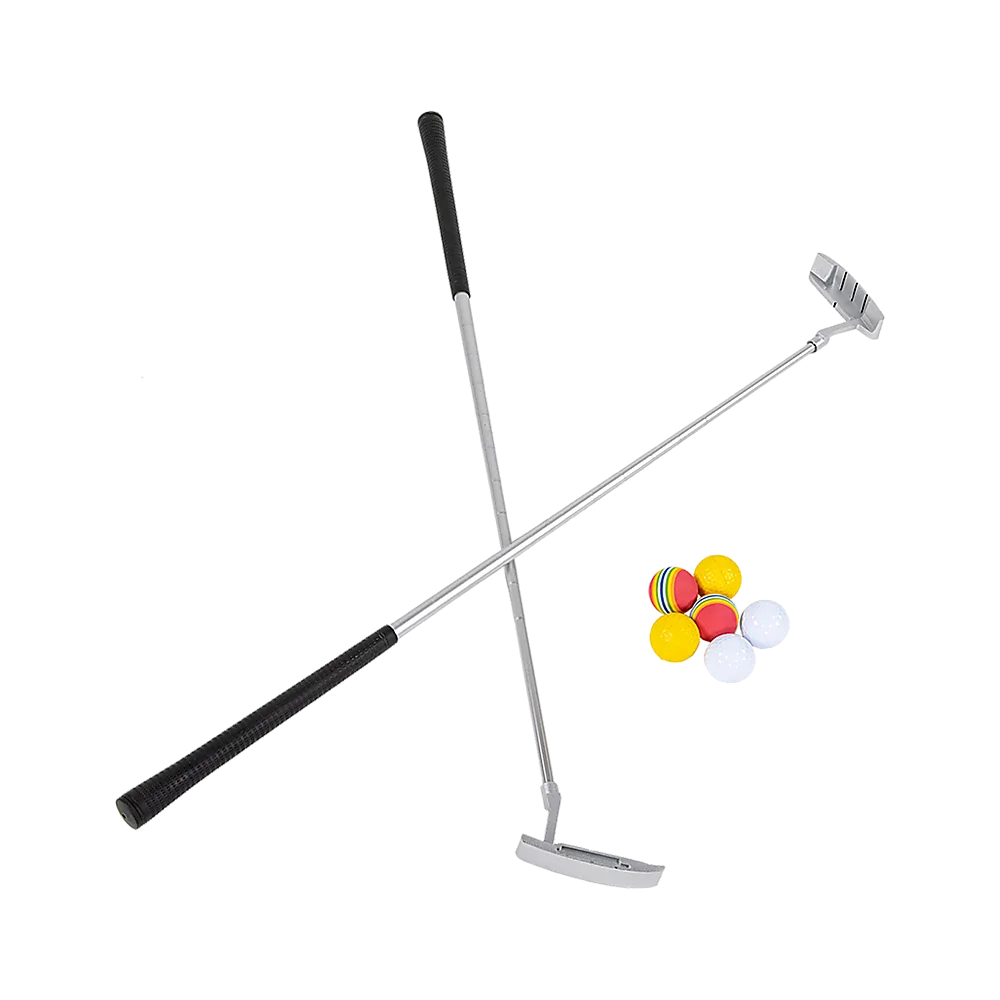 Golf Beer Pong Game Toy Set with Green Putting Mat 2