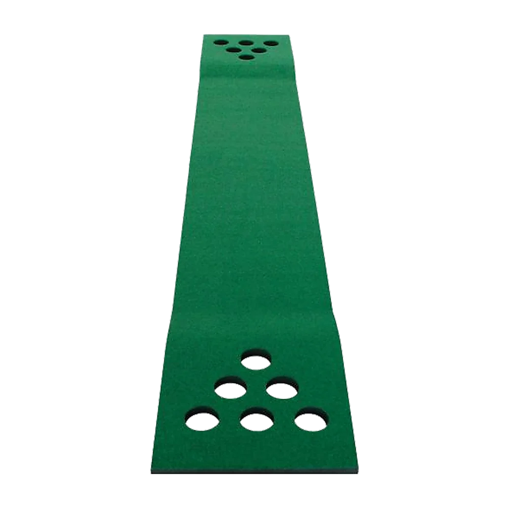 Golf Beer Pong Game Toy Set with Green Putting Mat 2