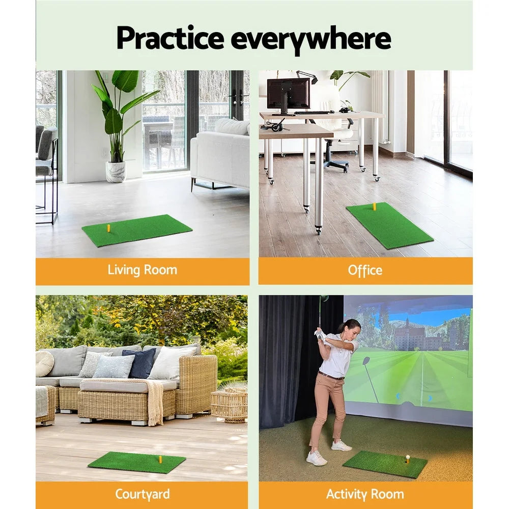 Golf Hitting Practice Mat Portable Driving Range Training